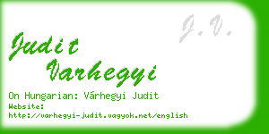 judit varhegyi business card